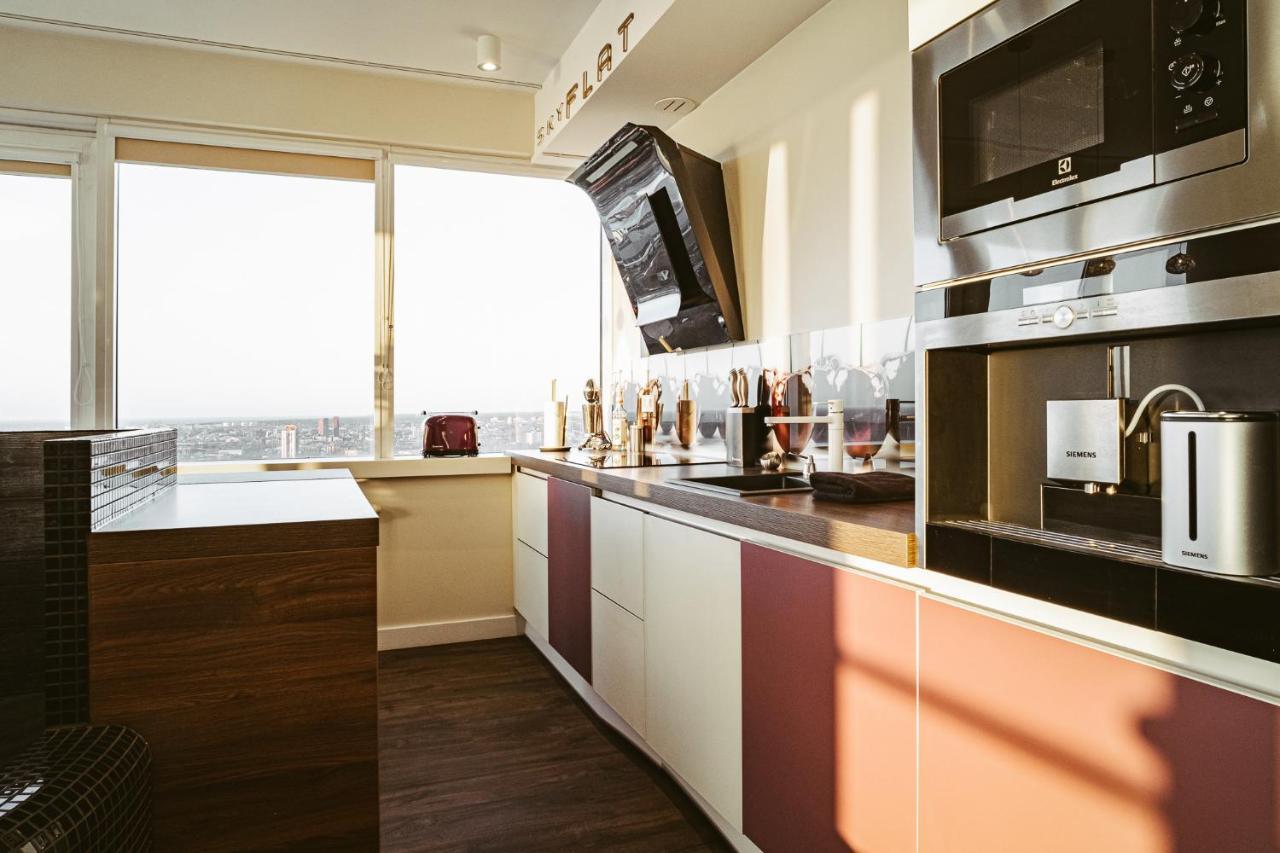Sky Flat Jacuzzi 27 Floor Apartment Klaipeda Luaran gambar